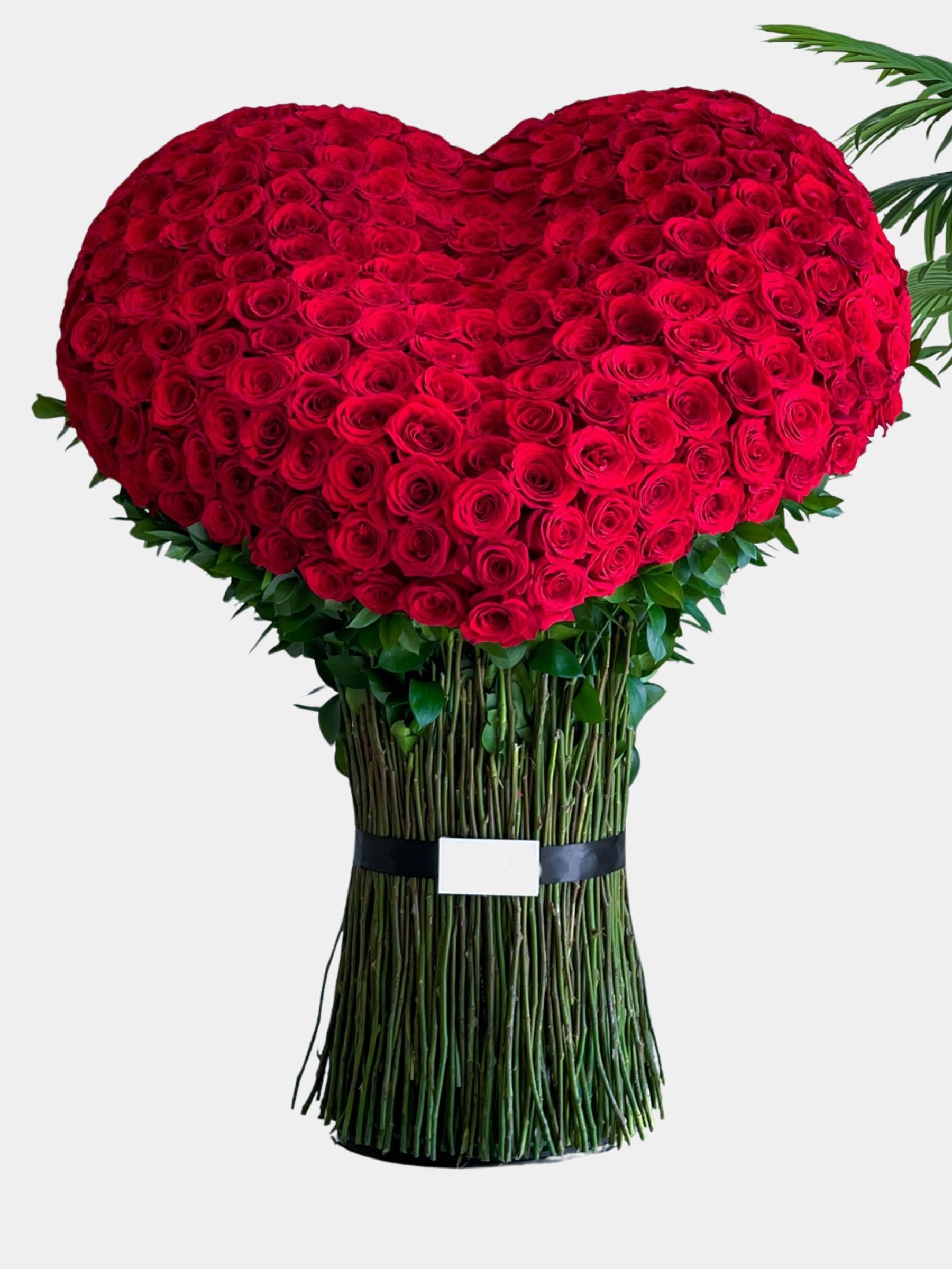 3D - 250 Roses Heart Shape