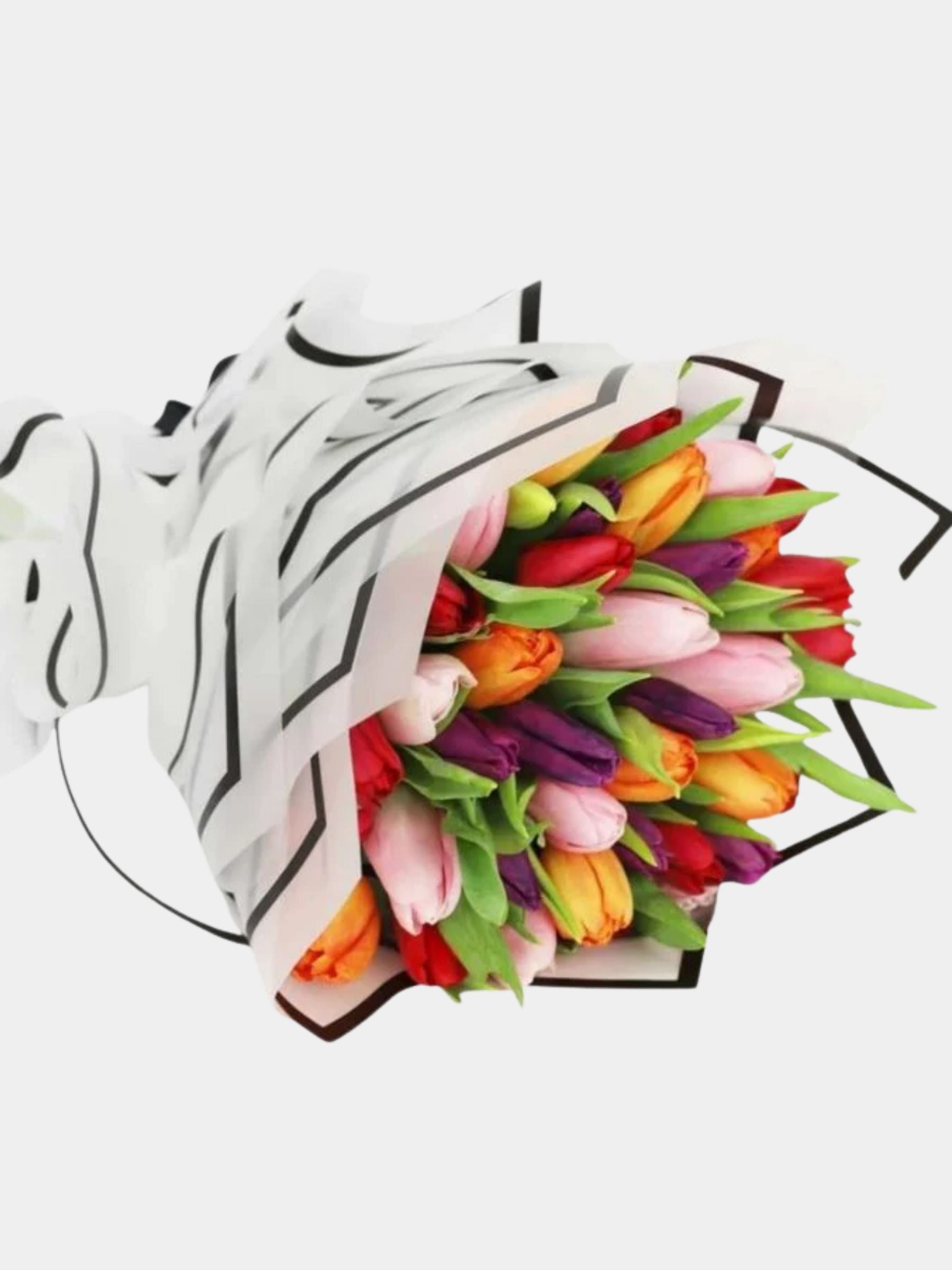 50 Mixed Tulips Bouquet