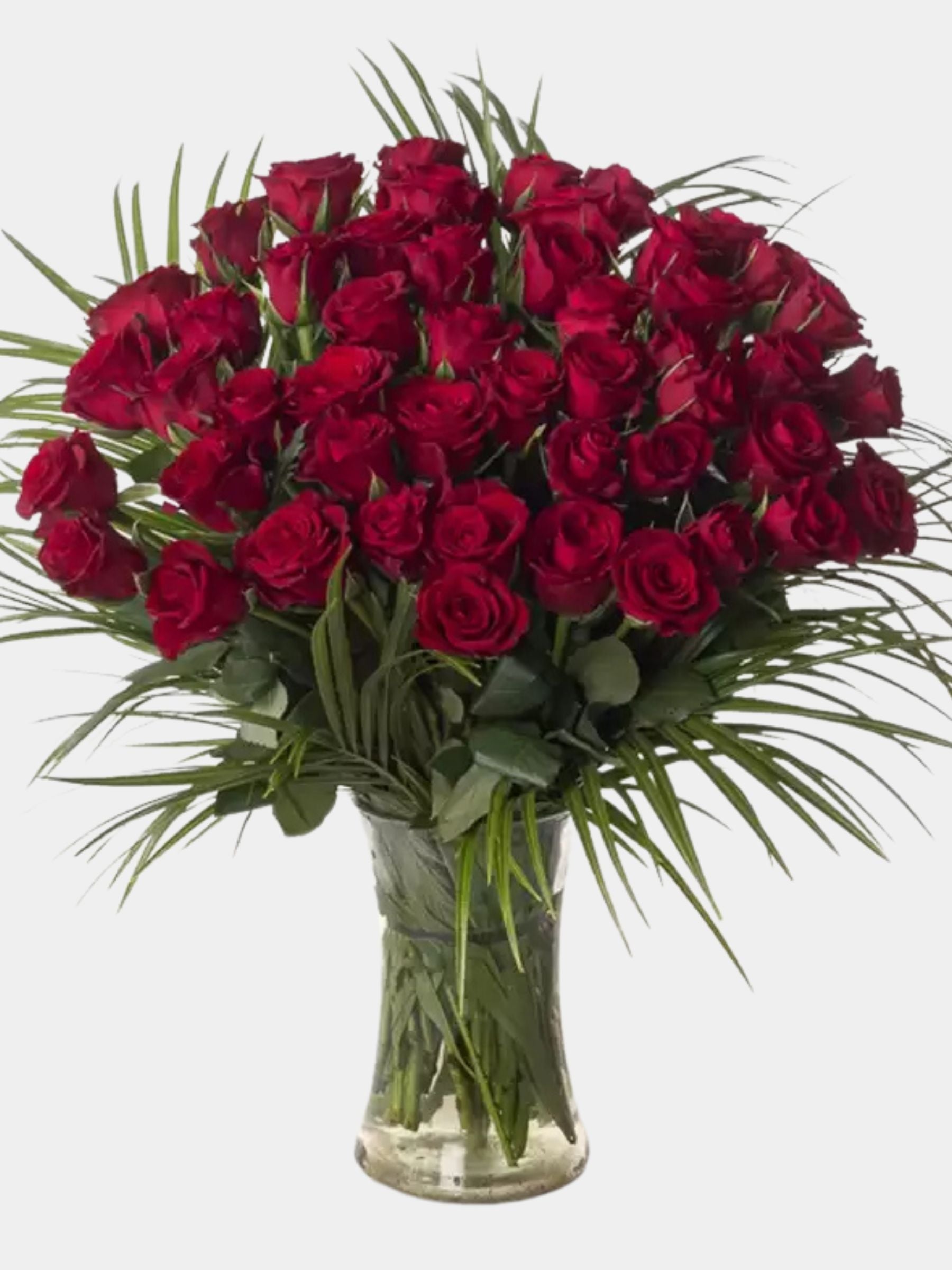 50 Luxury Red Roses