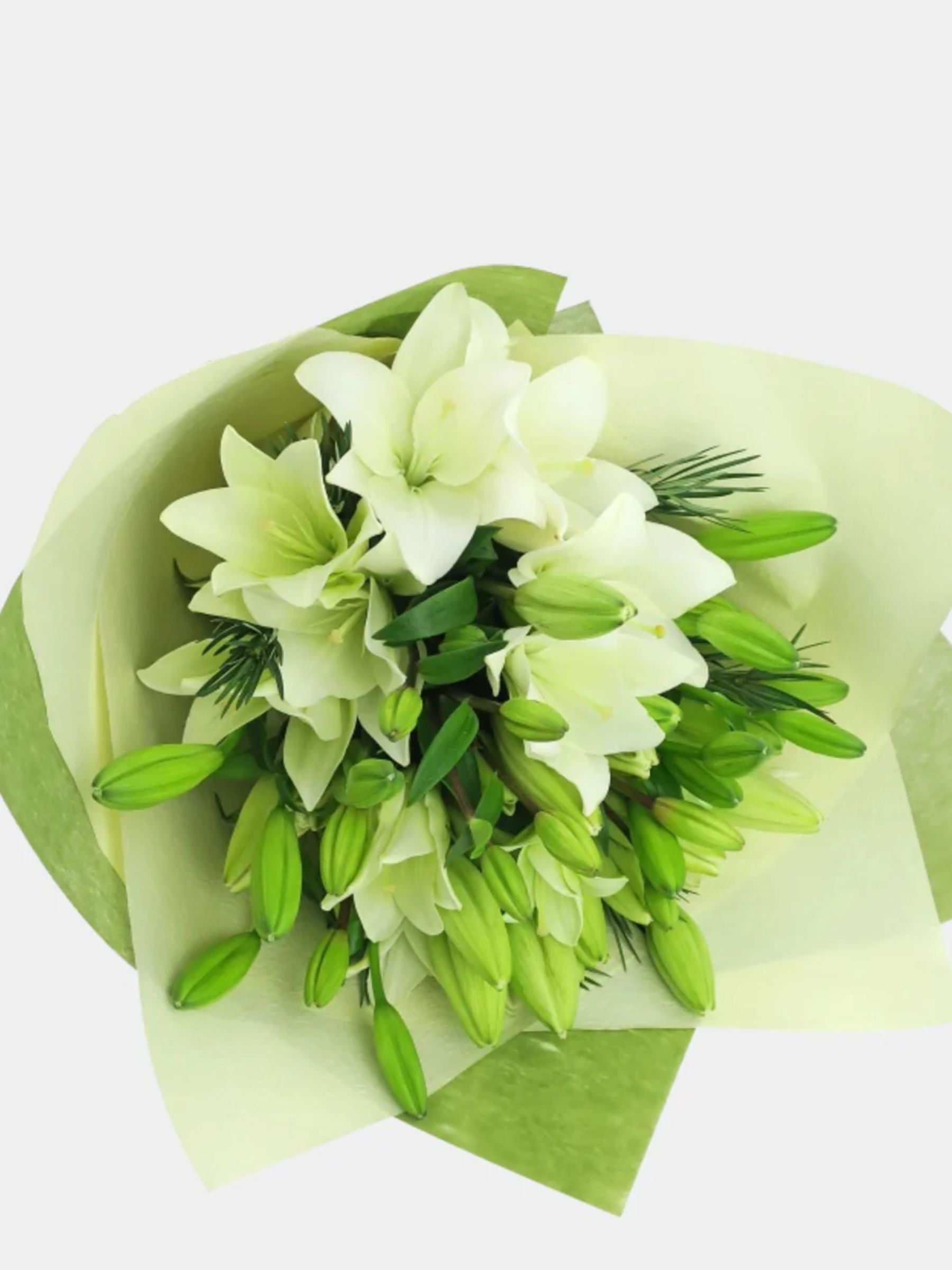 Bouquet of 15 White Lily