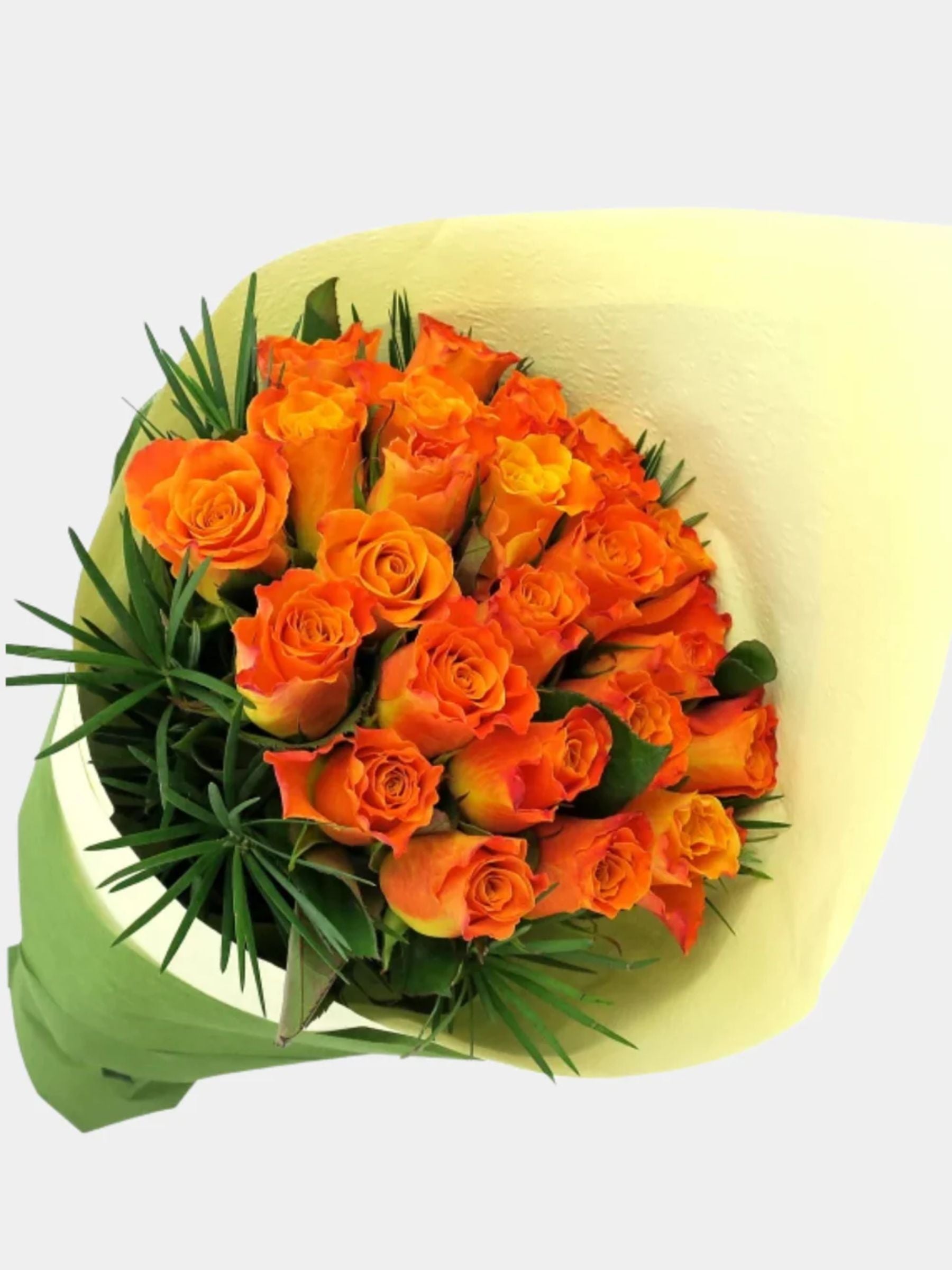 Bouquet of 24 Orange Roses