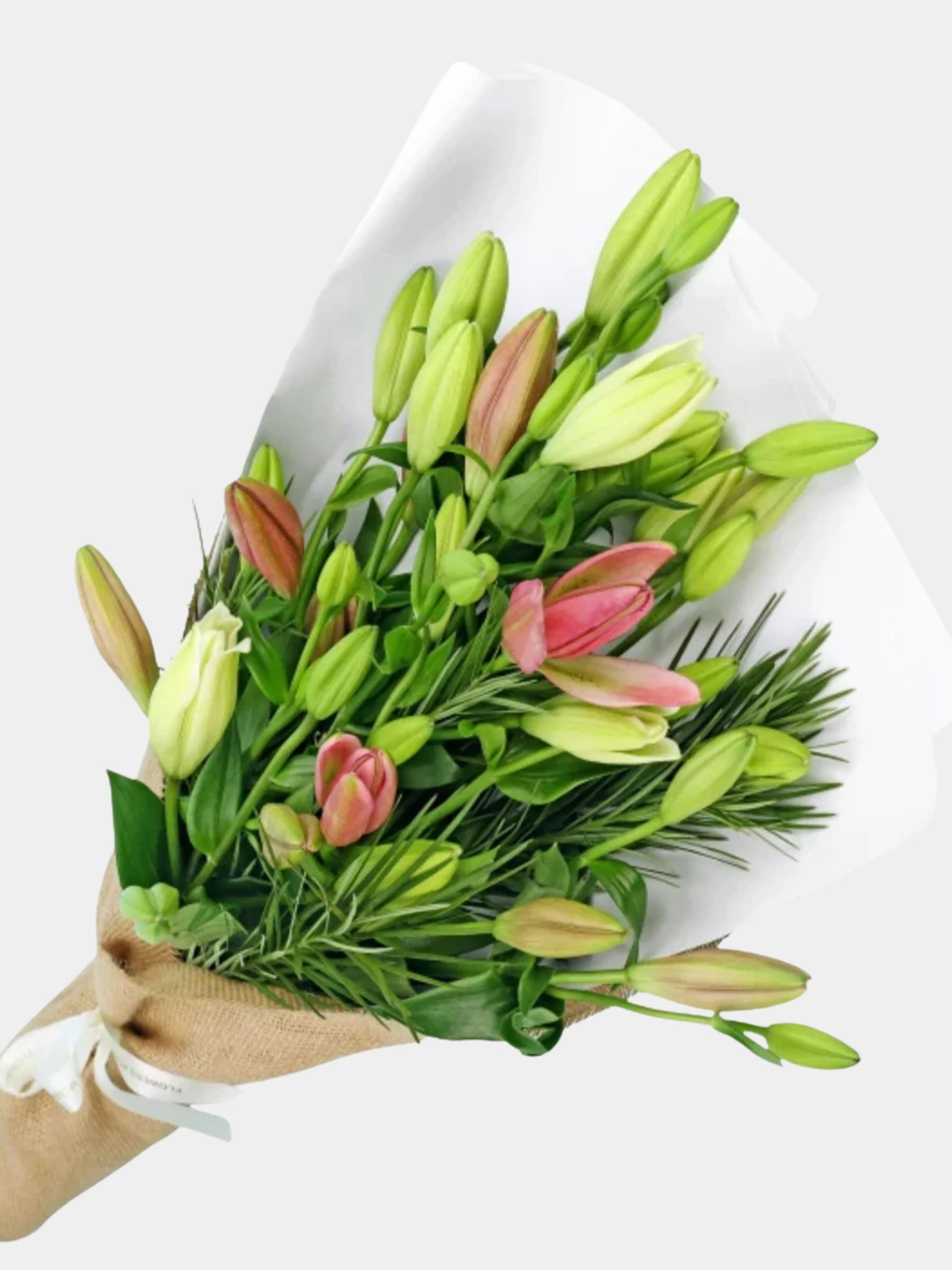 Bouquet of Mixed 10 Pastel Lily