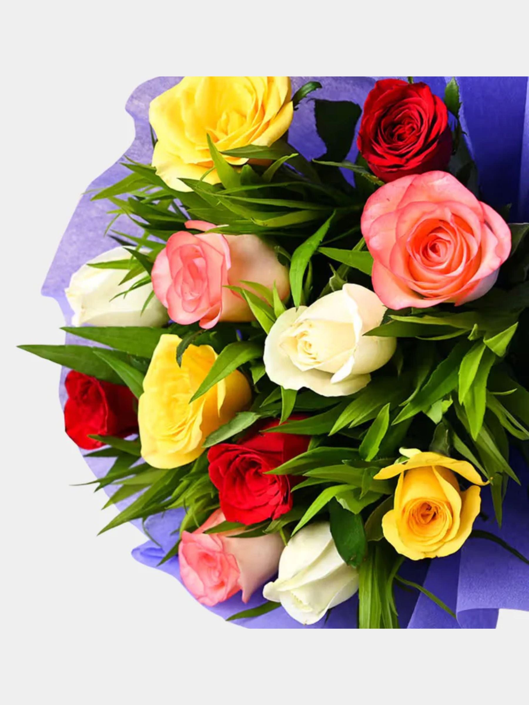 Mix Roses and Black Forest Cake