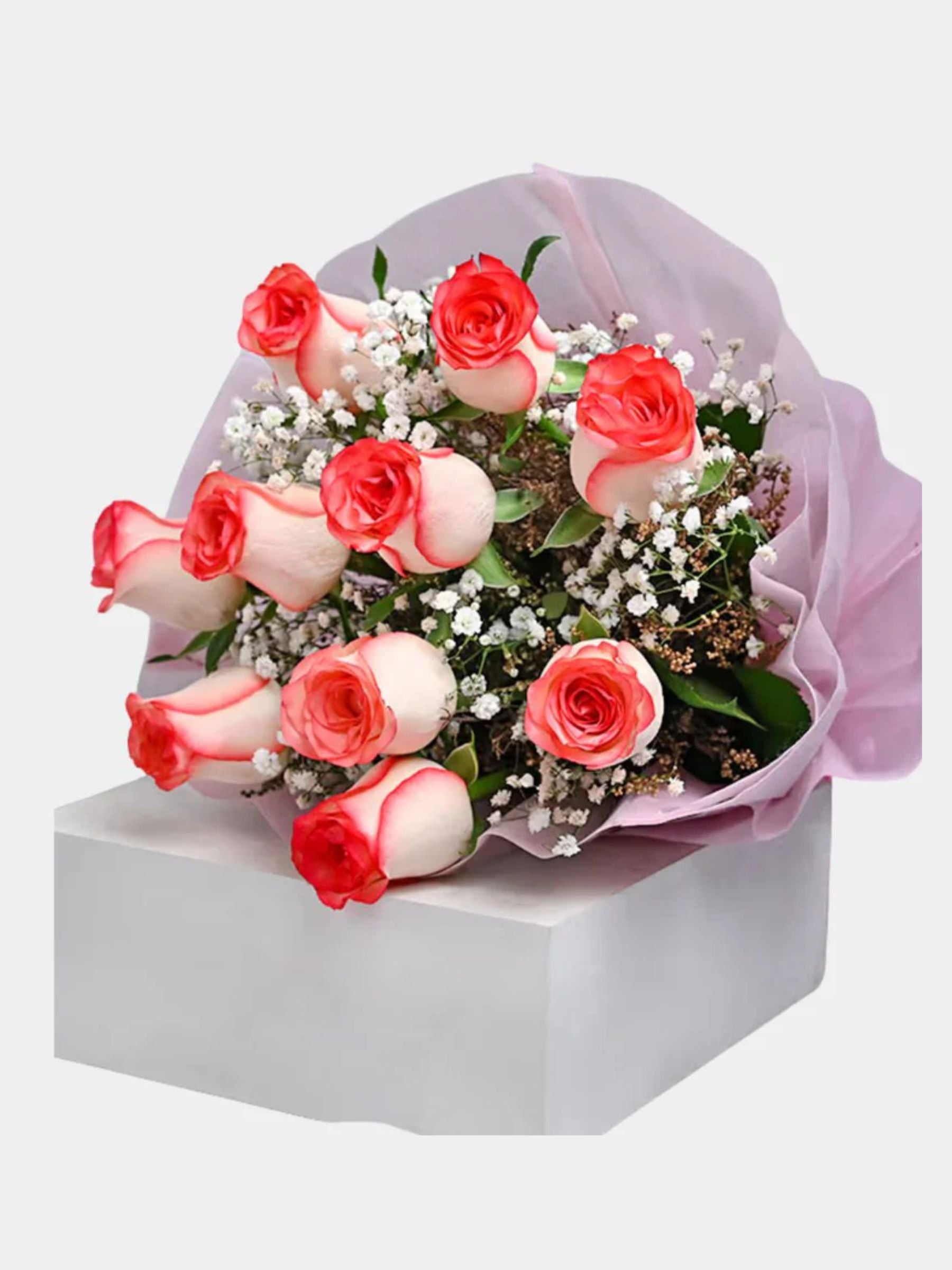 Pink Roses and Truffle Cake