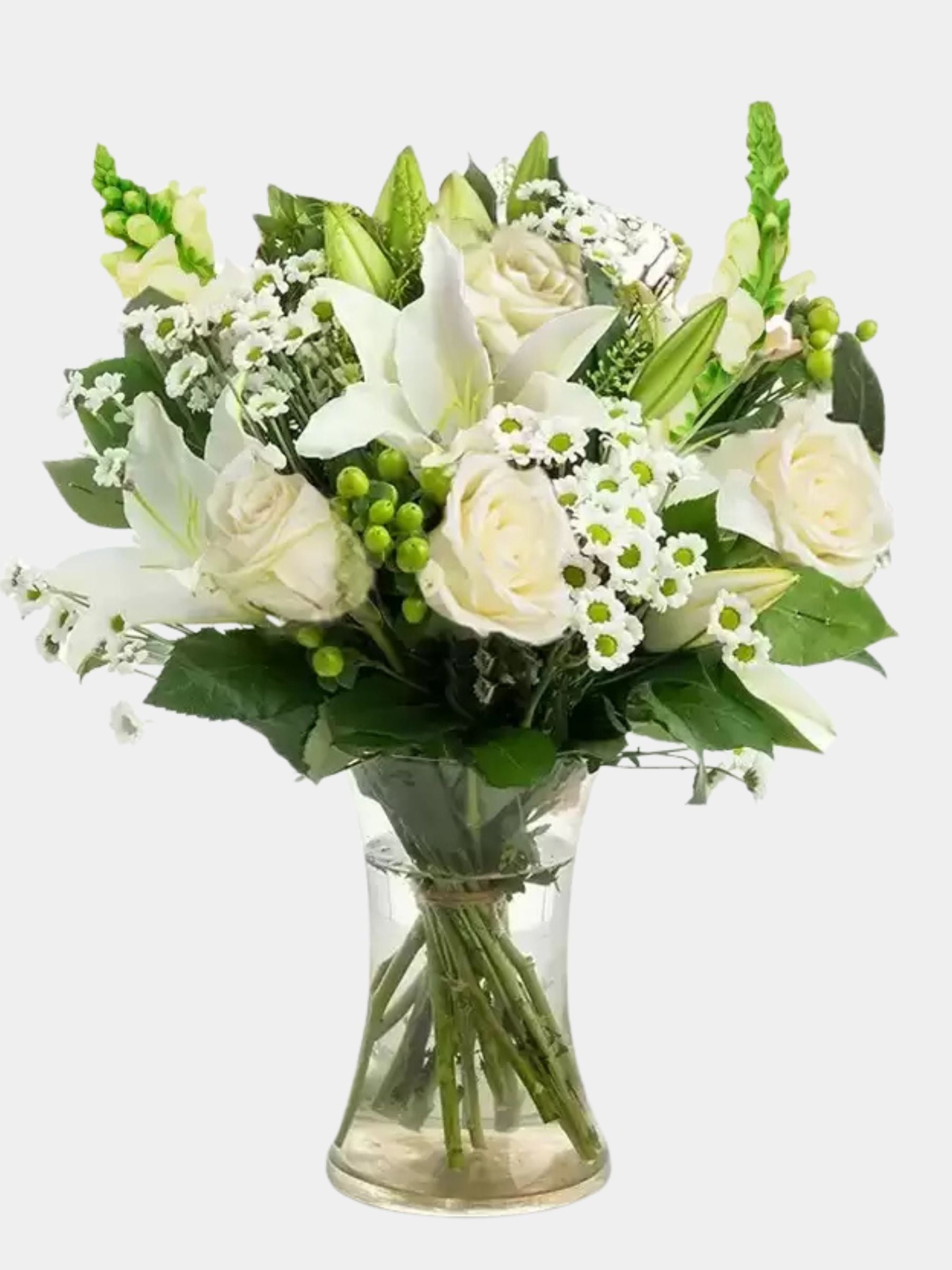 Simply White Rose and Lily