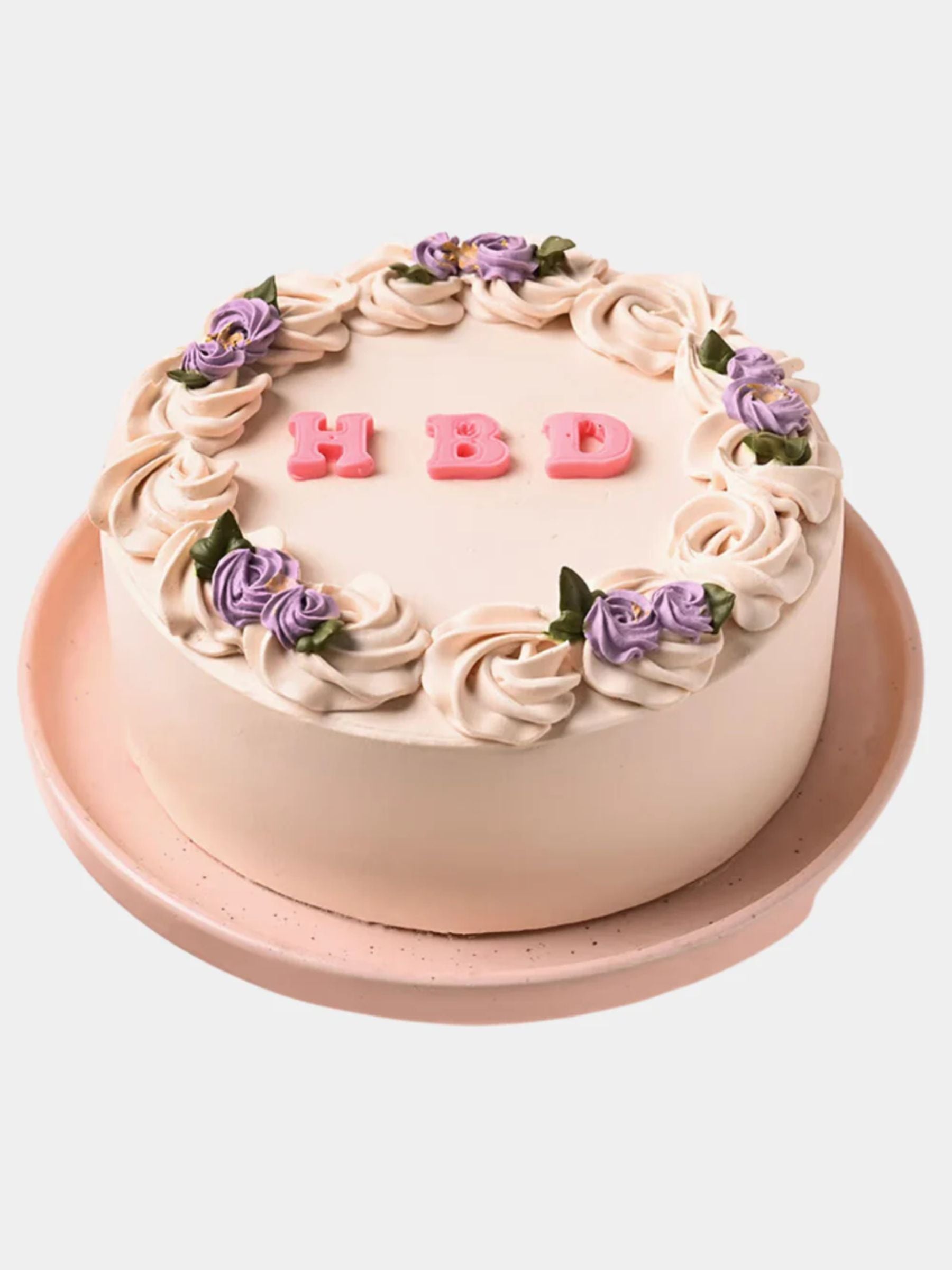 Vanilla Florets Birthday Cake