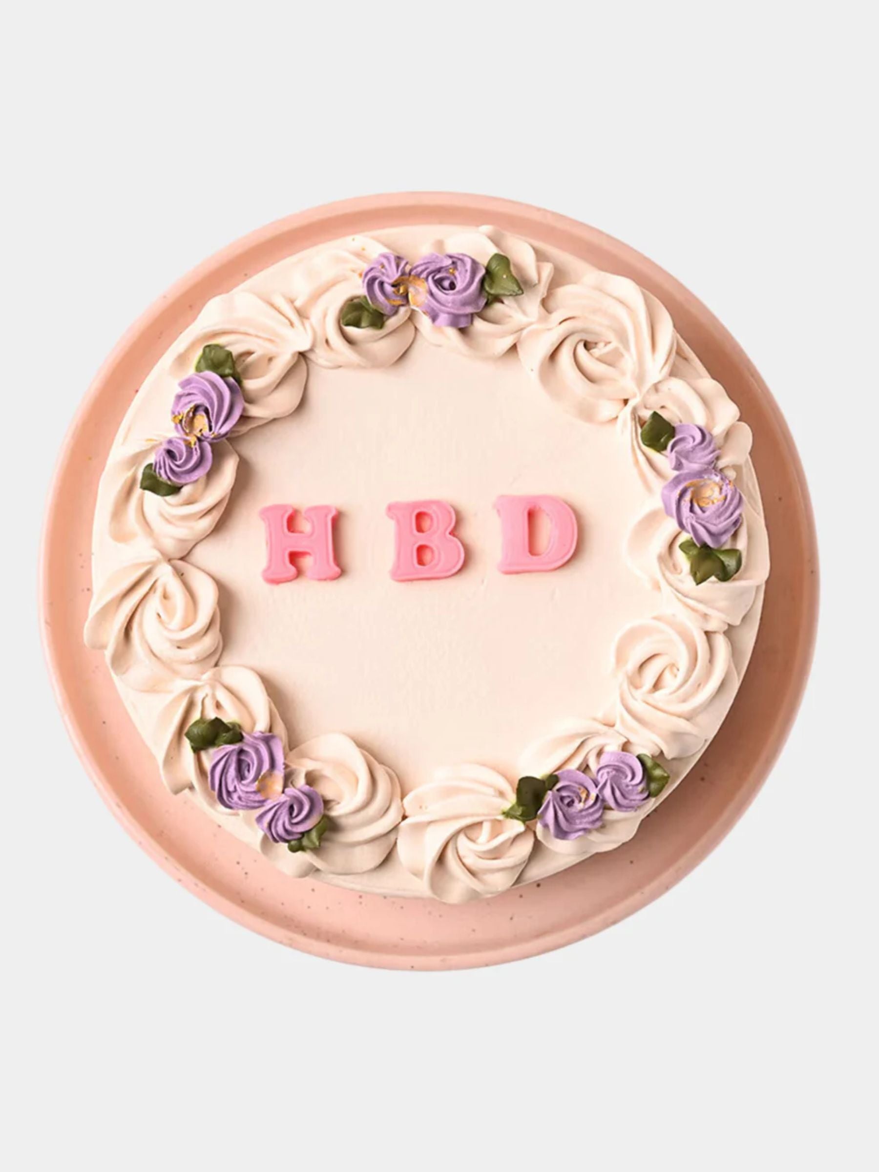 Vanilla Florets Birthday Cake