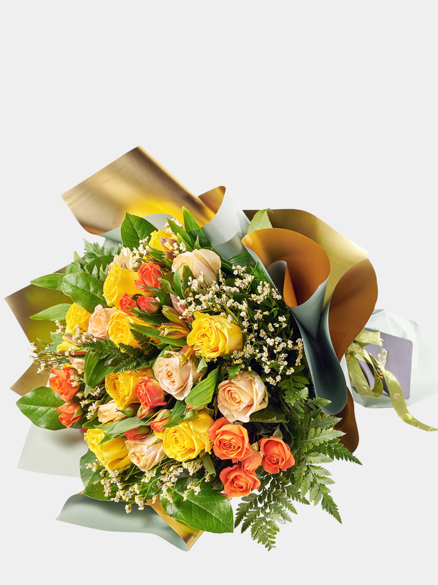 Vintage Fall Mixed Rose Bouquet