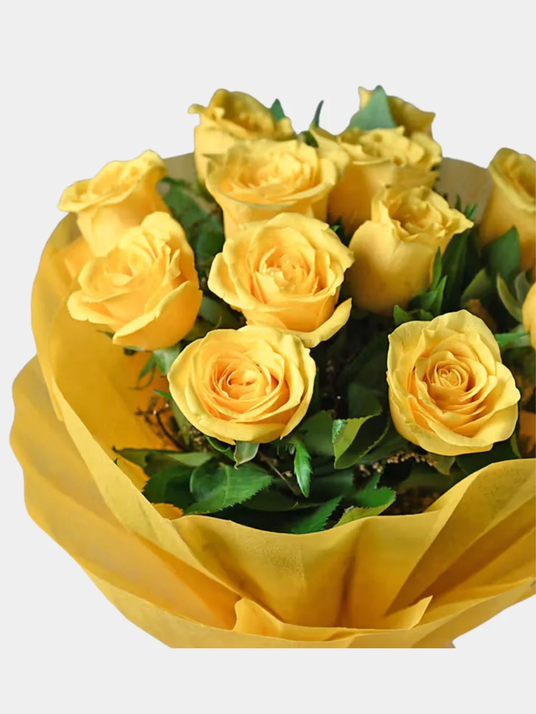 Yellow Roses and Truffle Cake