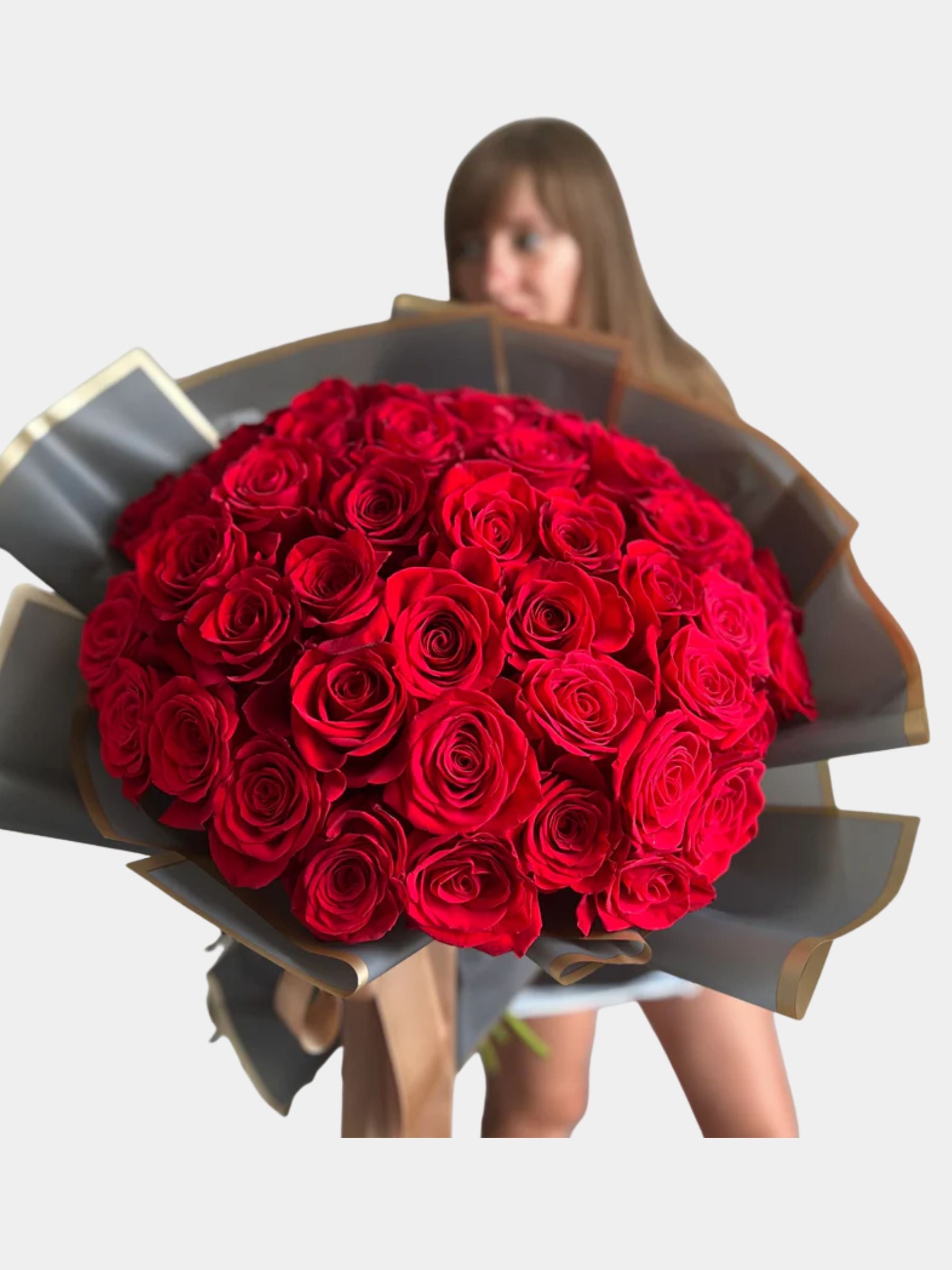 50 Ruby Romance Bouquet