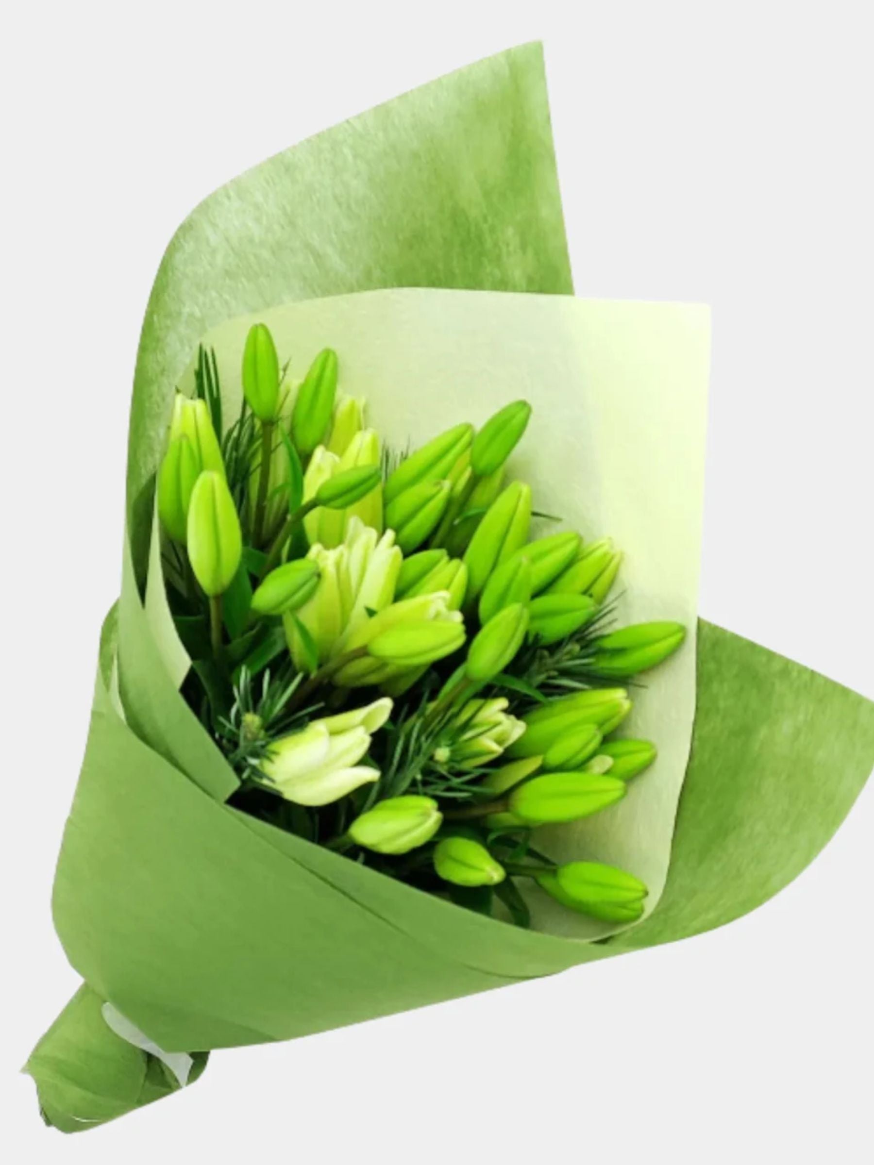 Bouquet of 10 White Lily