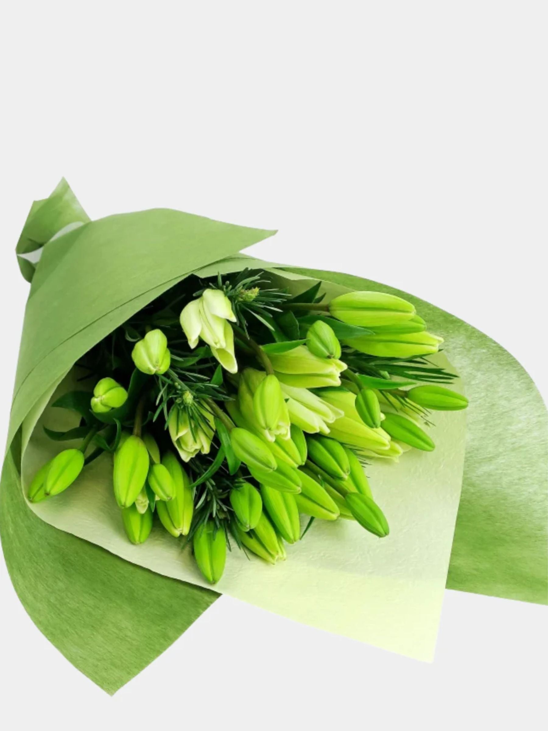 Bouquet of 10 White Lily