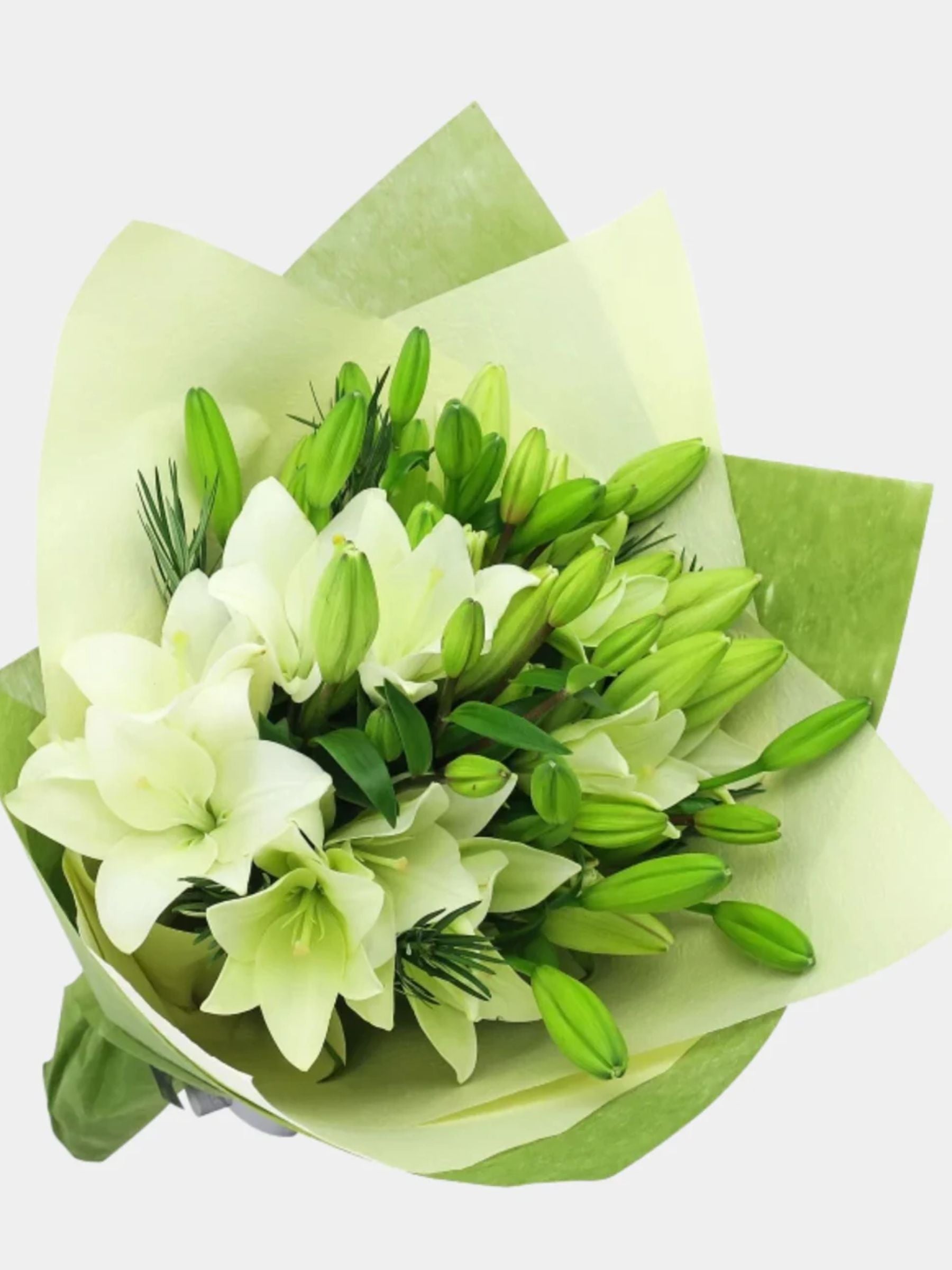 Bouquet of 15 White Lily