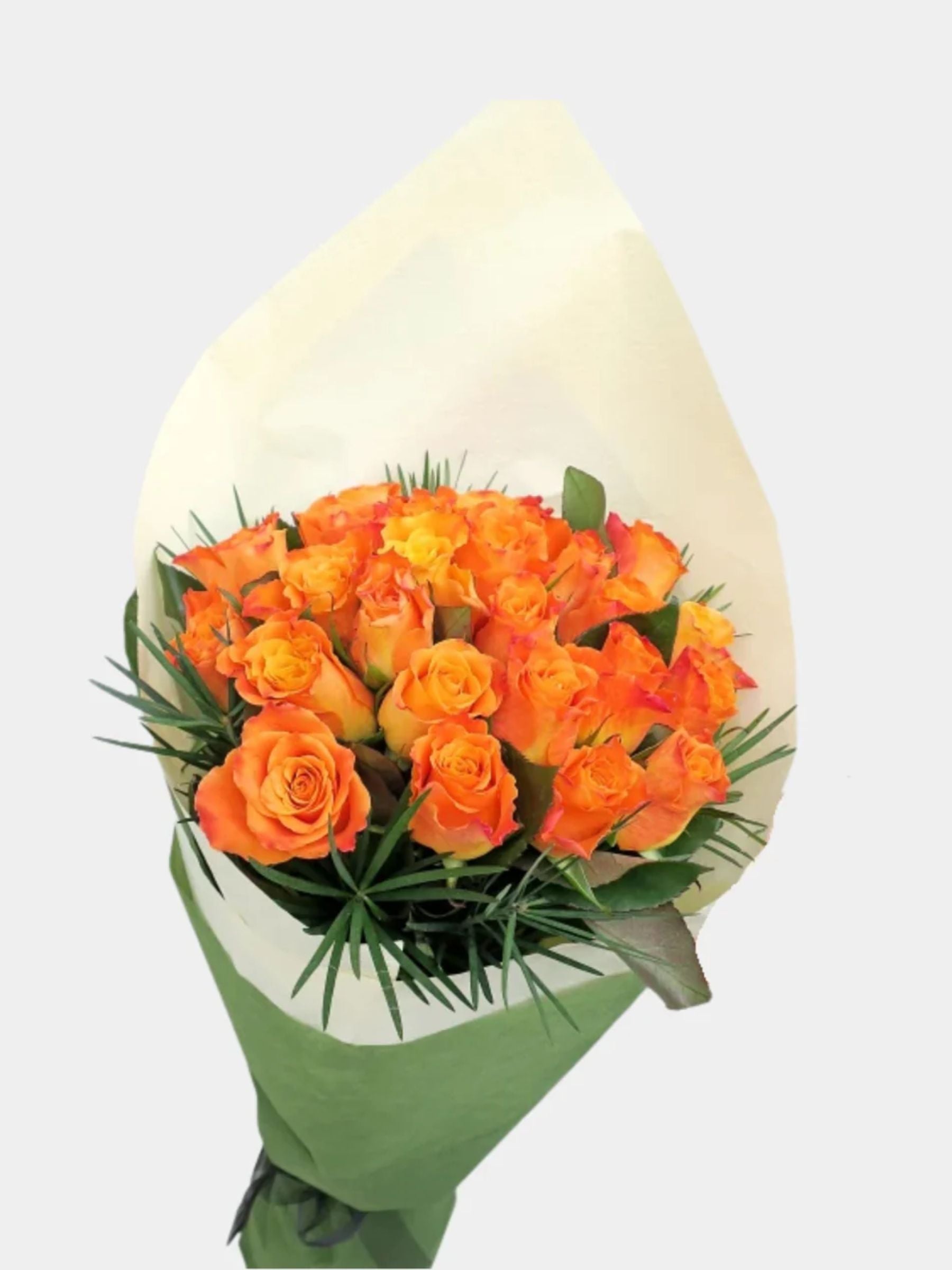 Bouquet of 24 Orange Roses