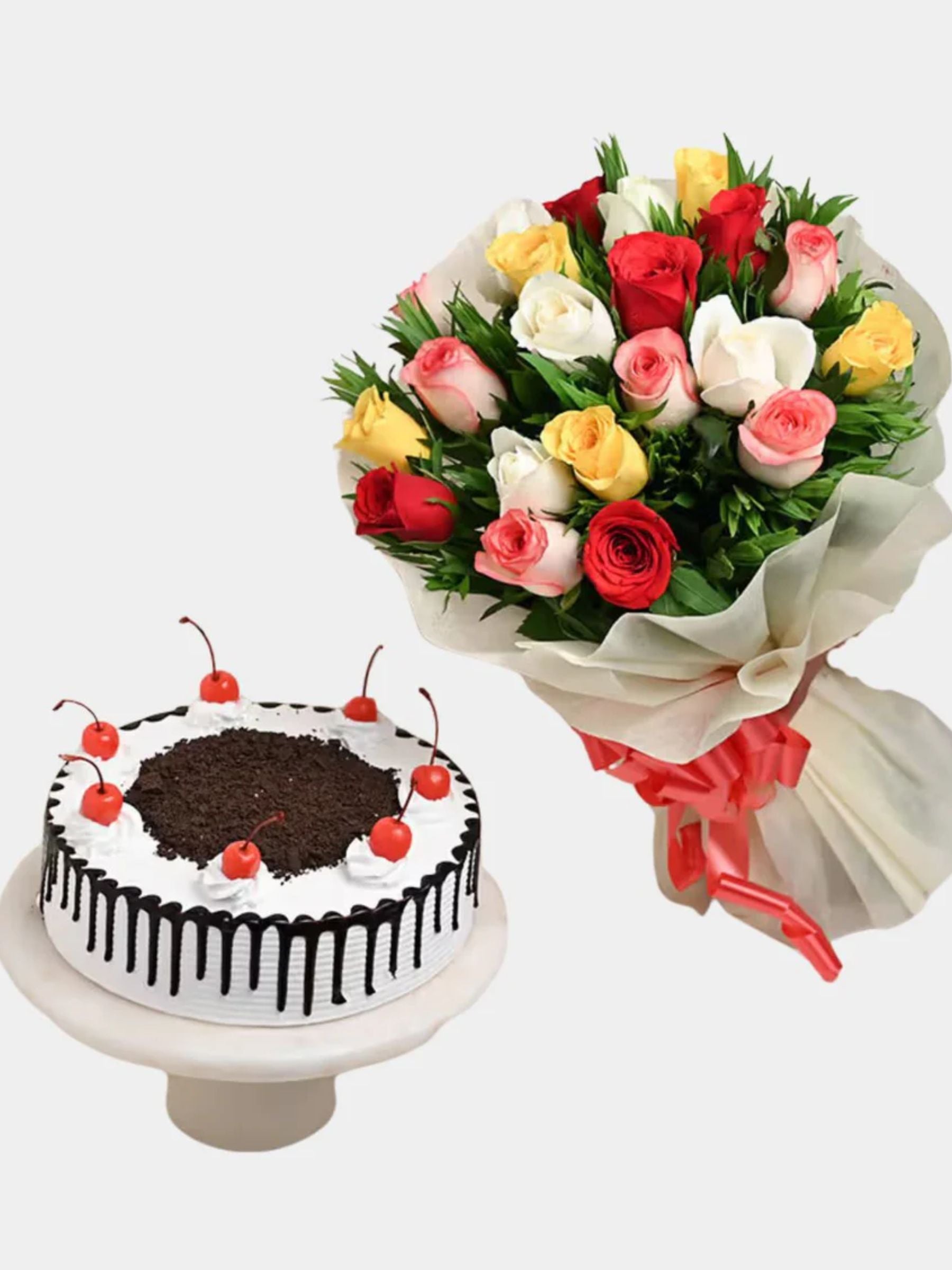 Cherished Symphony With Black Forest Cake