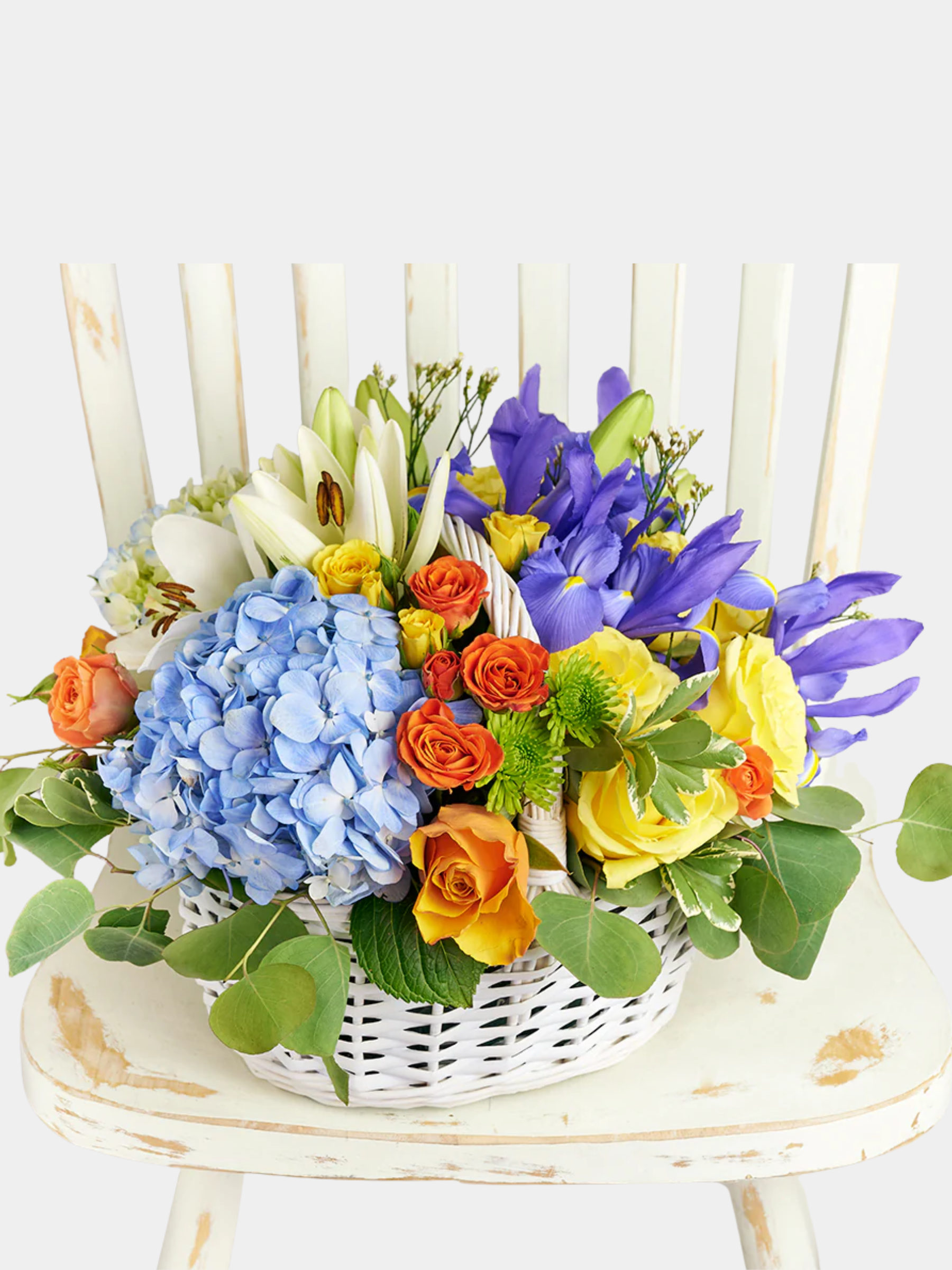Irises In Paradise Mixed Arrangement