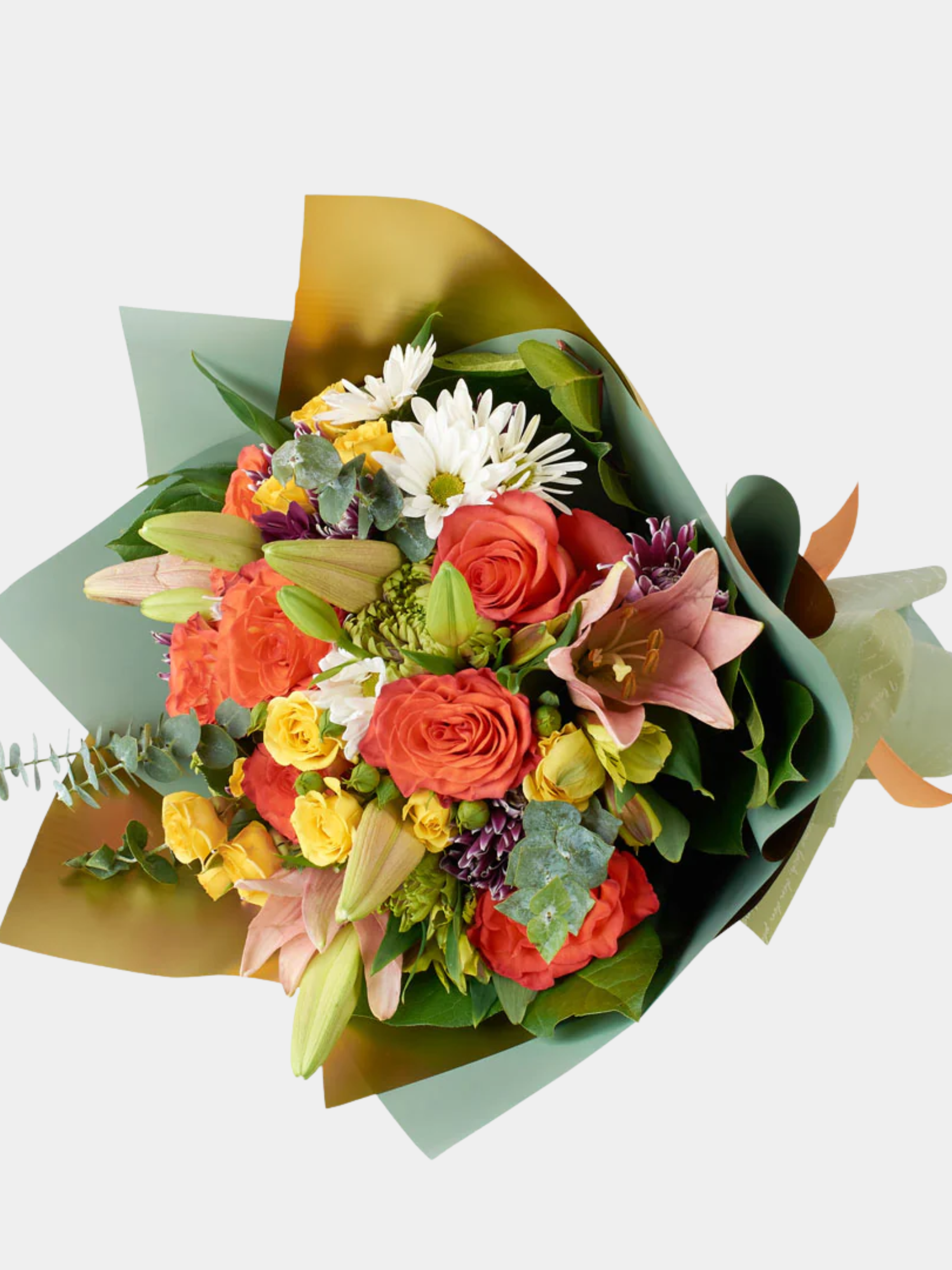 Love In City Mixed Rose Bouquet