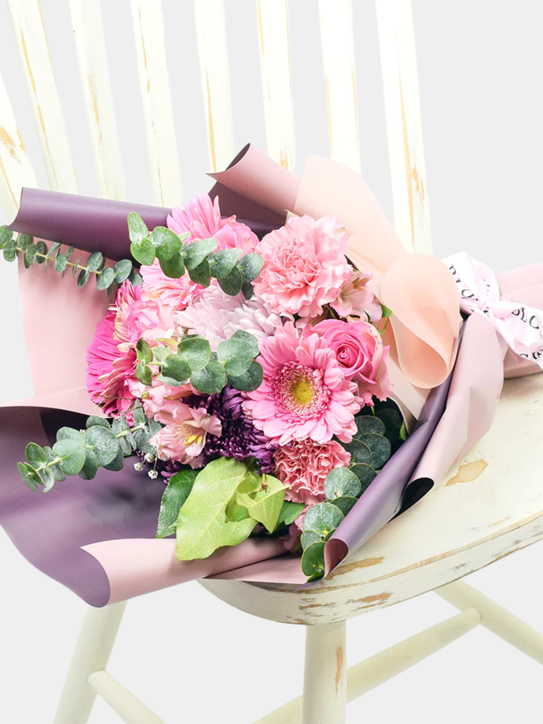 Pretty in Pink Mixed Flowers Bouquet