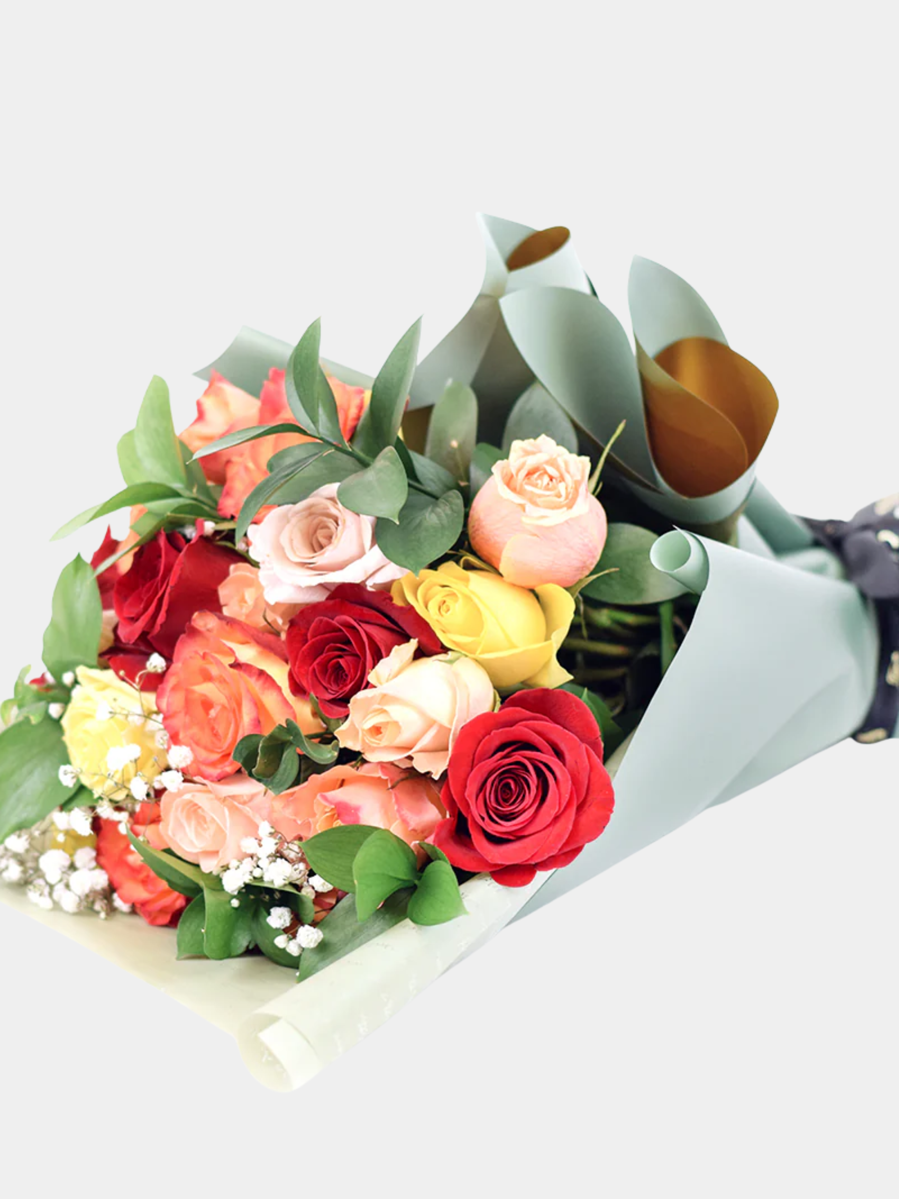 Rustic Garden Rose Bouquet