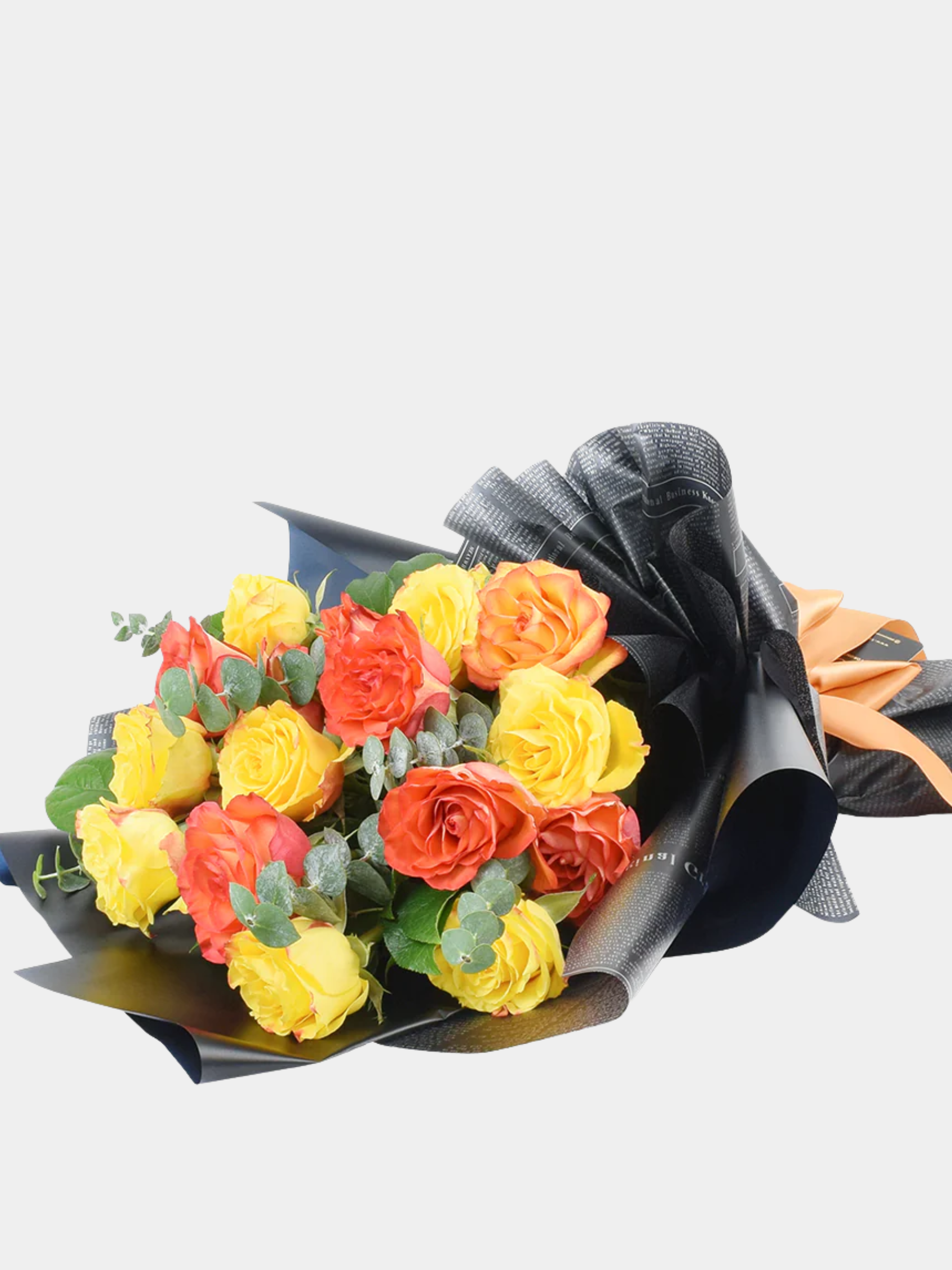 Sunset Rose Bouquet