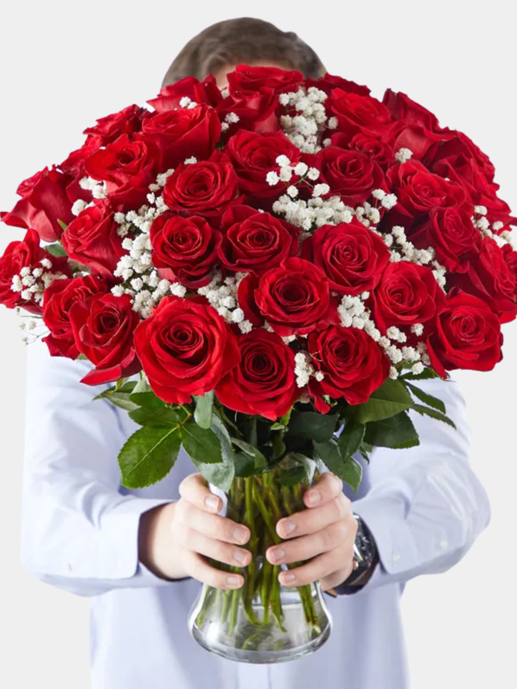 Three Dozen Premium Red Roses