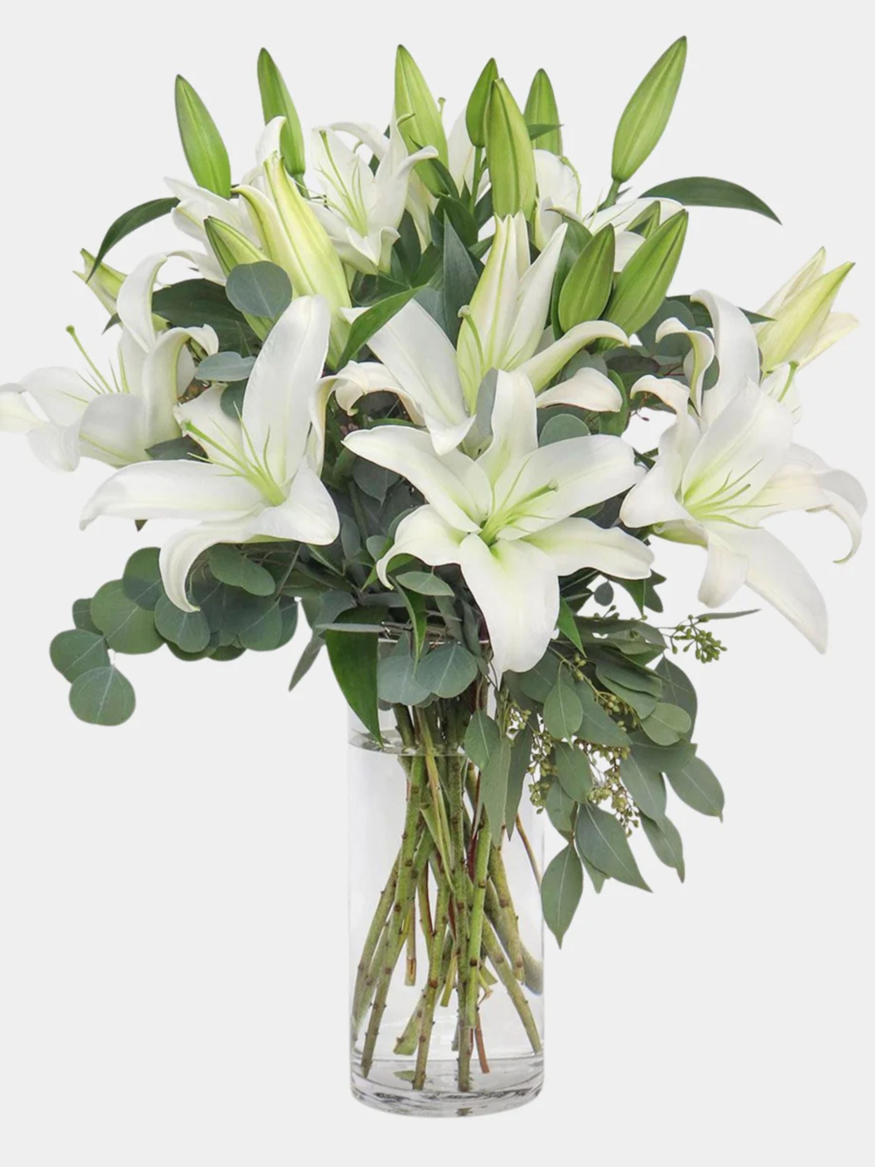 White Lilies in a Vase